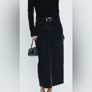 Pistola Charcoal Denim Skirt